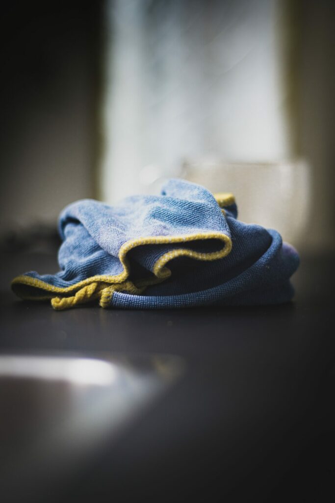 You will need microfiber cloth to start cleaning your blinds