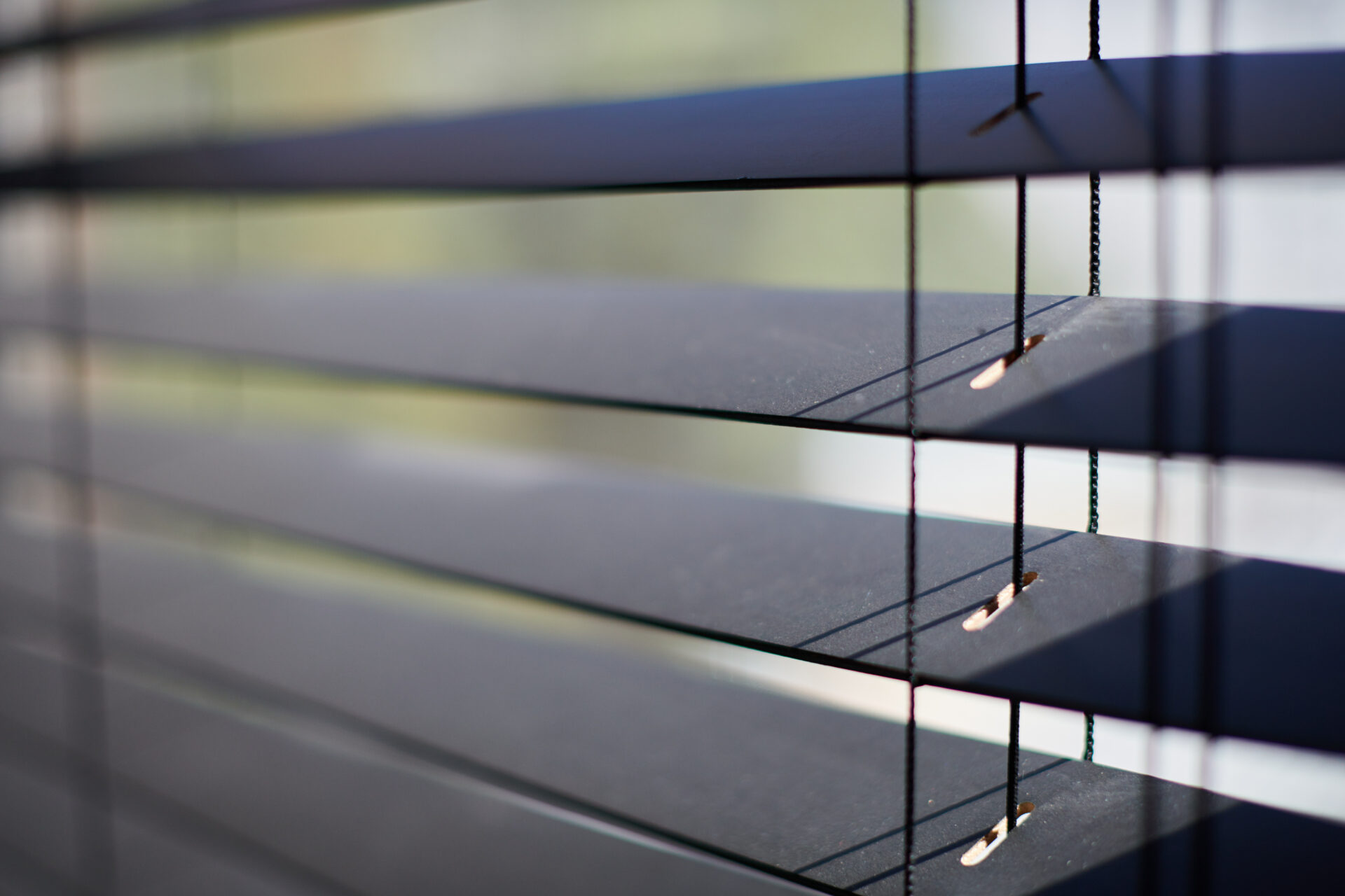 Modern office blinds set up with venetian blinds. Wholesale Blind Factory.